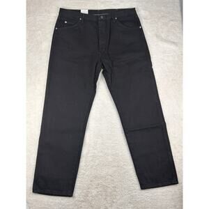 Wrangler Five Star Regular Fit Jeans Men’s Size 38x30 Black 100% Cotton NWT